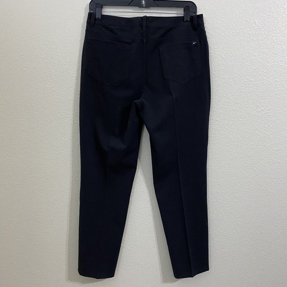 Nike Womens Pants Size 8 Medium Black Slim Fit Golf BV6081 - Picture 2 of 9